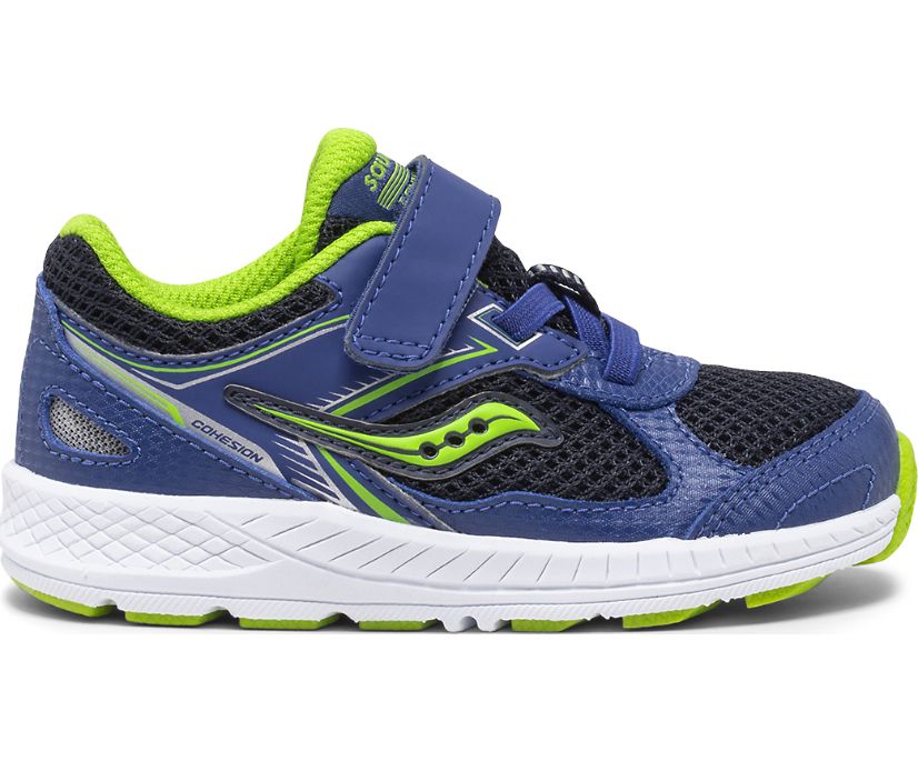 Kids' Saucony Cohesion 14 A/C Jr. Sneakers Blue / Green | Singapore 802CTVE